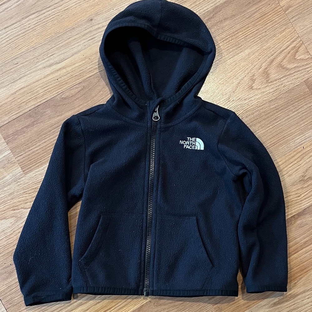 The North Face Kids Black Zip-Up Hoodie